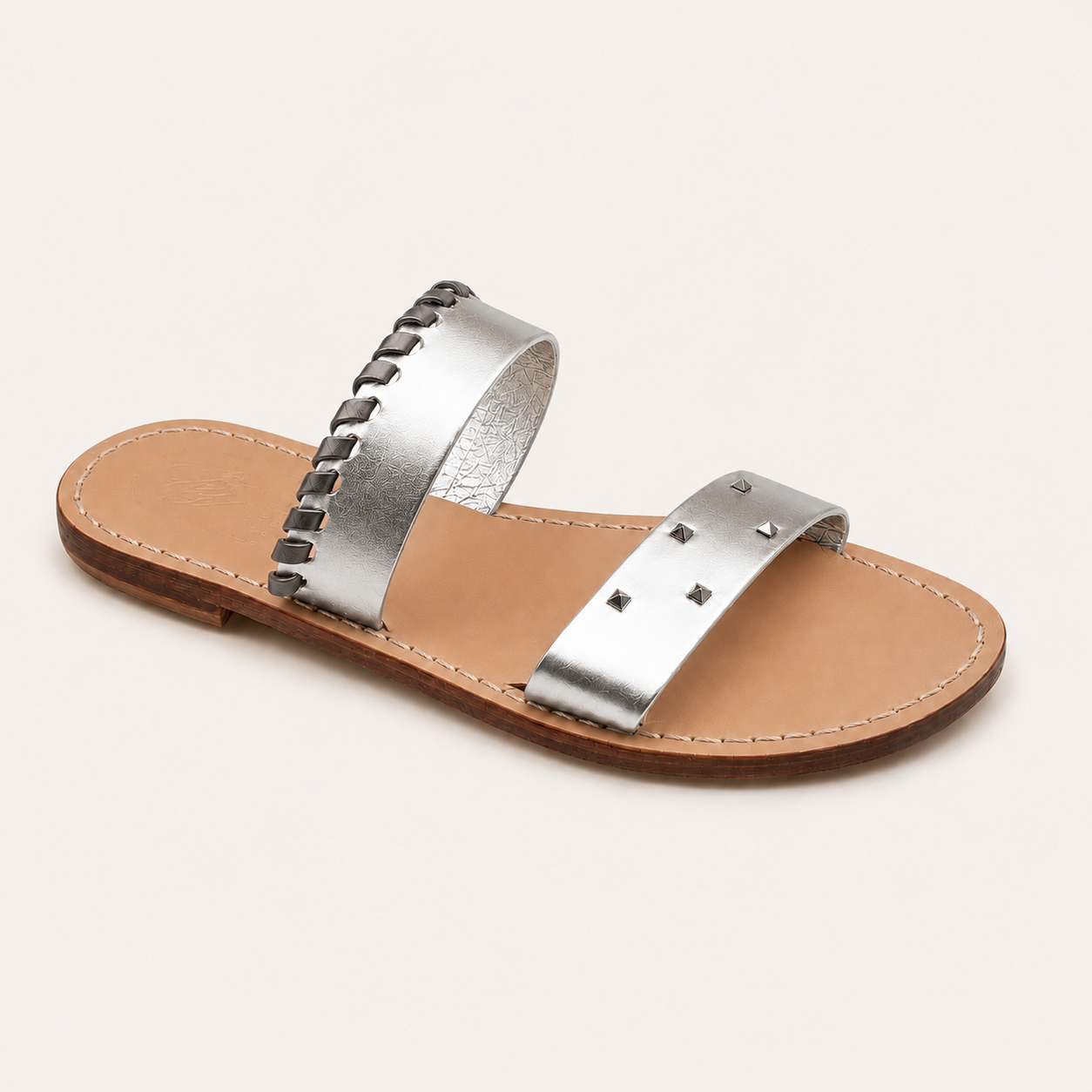 Onda – Studded Leather Capri Sandals