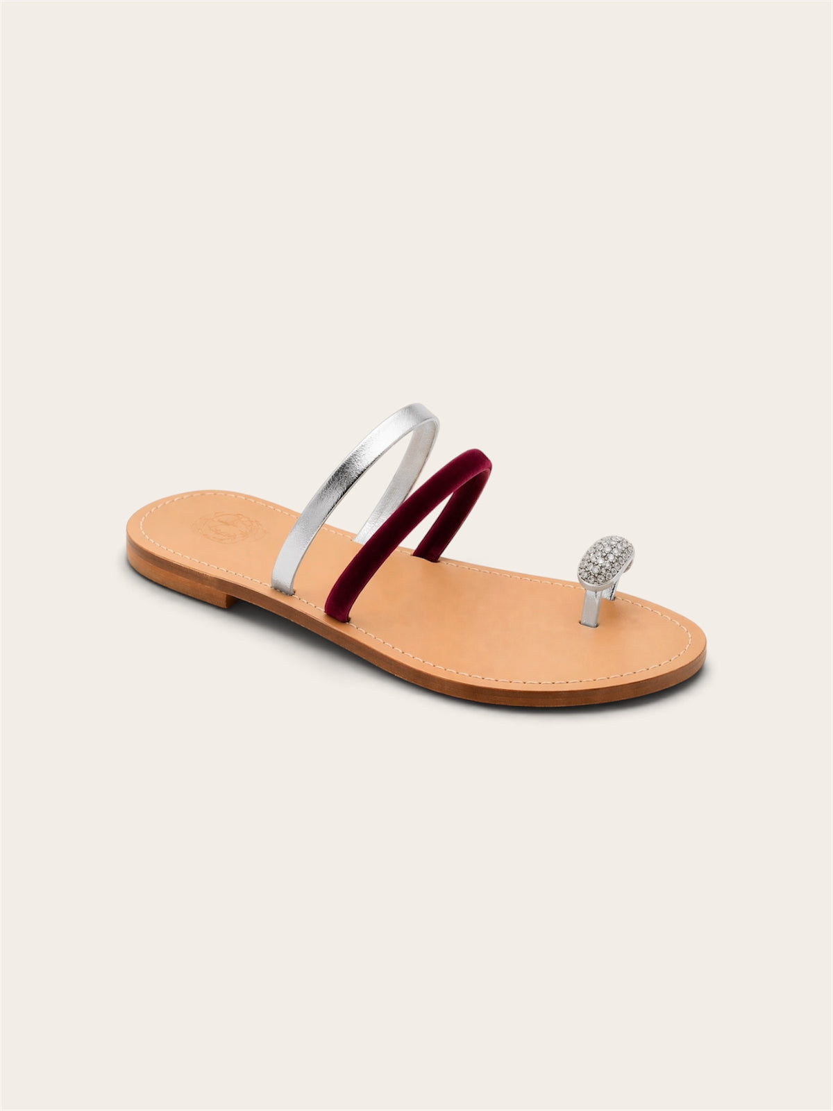 Luce — Velvet Capri Sandals