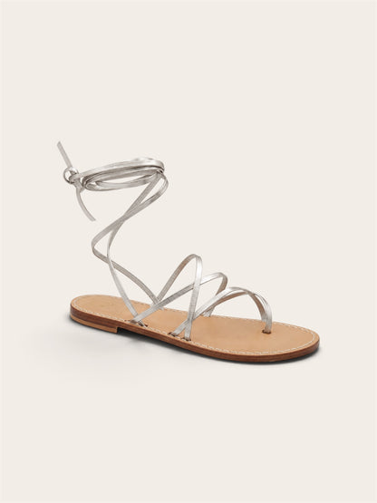 Liana — Lace-Up Capri Sandals