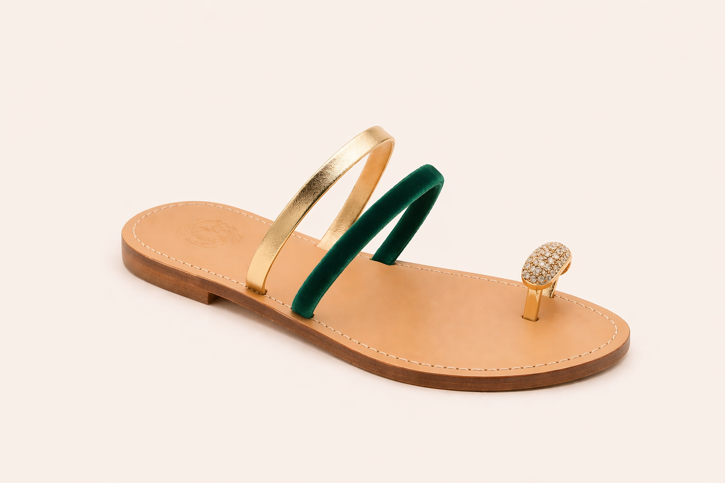 Luce — Velvet Capri Sandals
